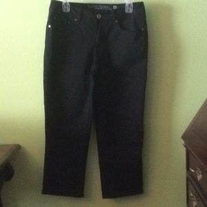 NWOT Faded Glory 1972 Black Denim Cotton Jeans 8